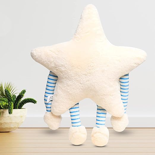 Webby Star Plush Pillow Doll – Soft Toy with Arms & Legs