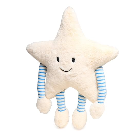 Webby Star Plush Pillow Doll – Soft Toy with Arms & Legs