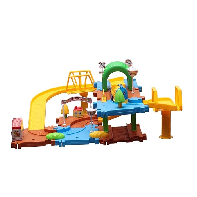 Webby Classic Toy Train Set Train Set and DIY Railway Tracks