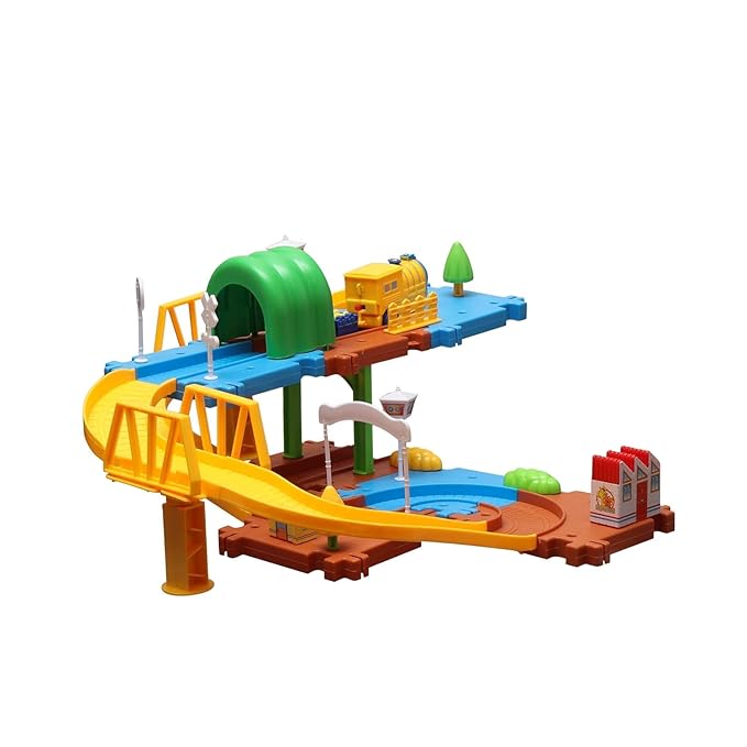 Webby Classic Toy Train Set Train Set and DIY Railway Tracks