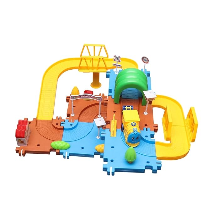 Webby Classic Toy Train Set Train Set and DIY Railway Tracks