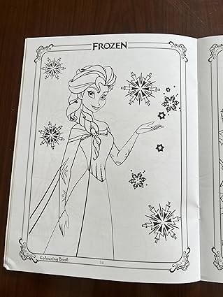 Frozen Colouring Book – Fun Art Paperback for Kids Ages 2–6