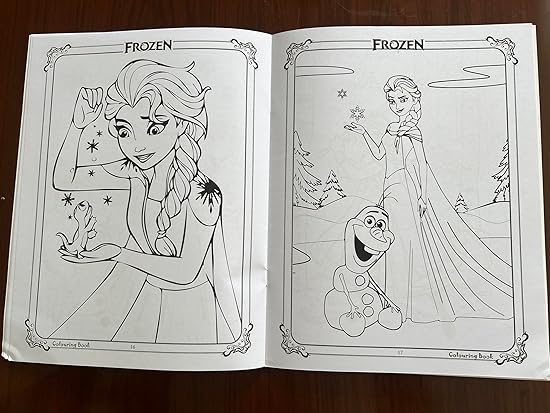Frozen Colouring Book – Fun Art Paperback for Kids Ages 2–6