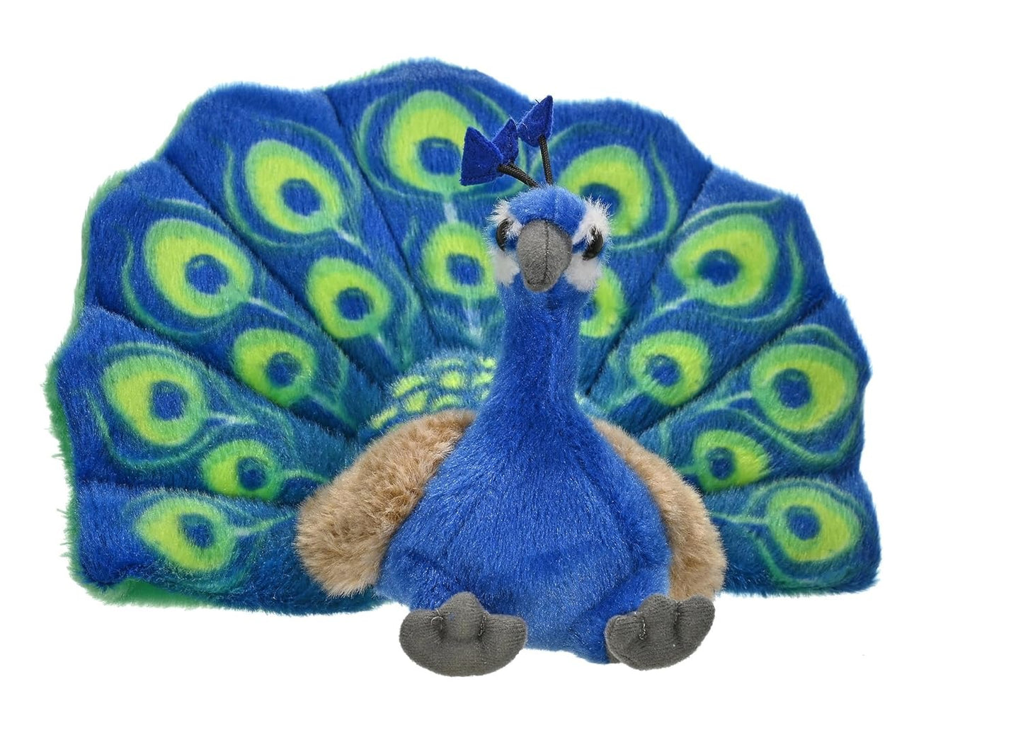 Wild Republic Cuddlekins Mini Peacock Plush Stuffed Toy