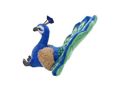 Wild Republic Cuddlekins Mini Peacock Plush Stuffed Toy
