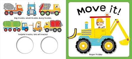 Move It – Fun Interactive Board Book Full of Action Words for Young Kids