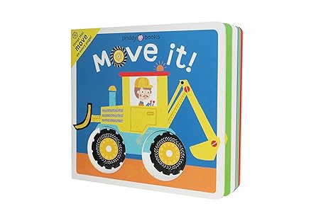 Move It – Fun Interactive Board Book Full of Action Words for Young Kids