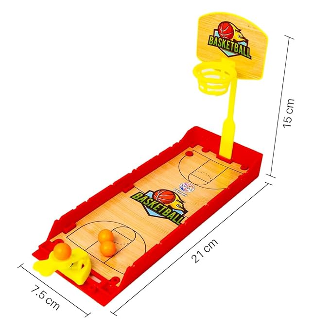 Ratna’s Basketball Finger Board Game – Mini Tabletop Sports Toy for Kids Ages 5+