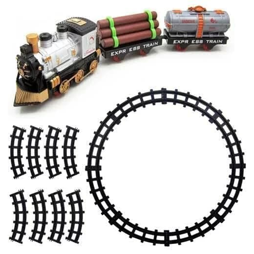 Metro Train Set – Locomotive Engine Toy for Boys & Girls – Train Play