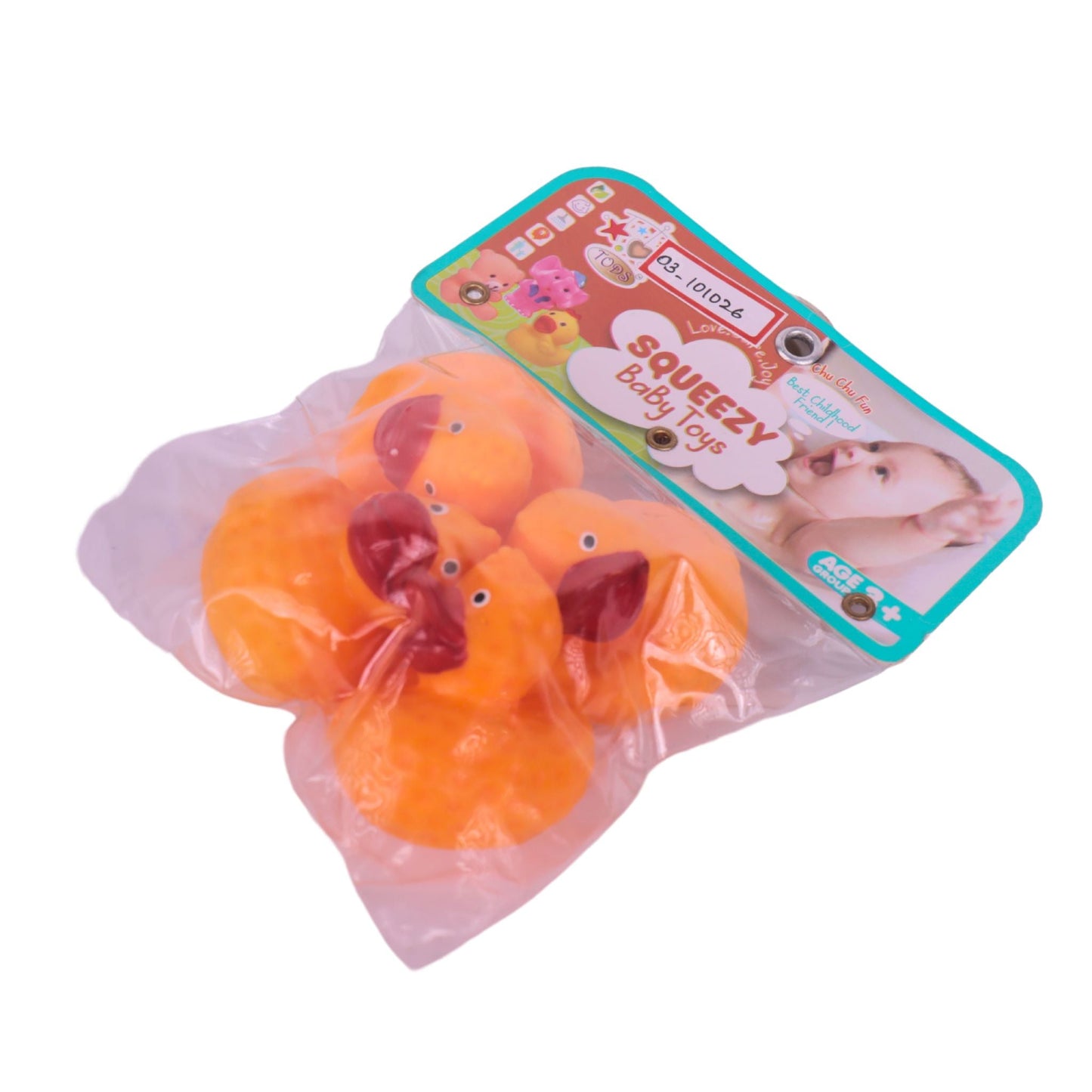 SQUEEZY TOYS 4PCS SQ-04 K – Soft, Colorful Stress Relief & Sensory Toy Set for Kids & Adults