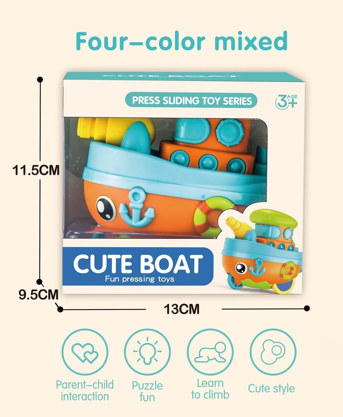 Cute Boat LMI-6668A – Colorful Fun on the Water!