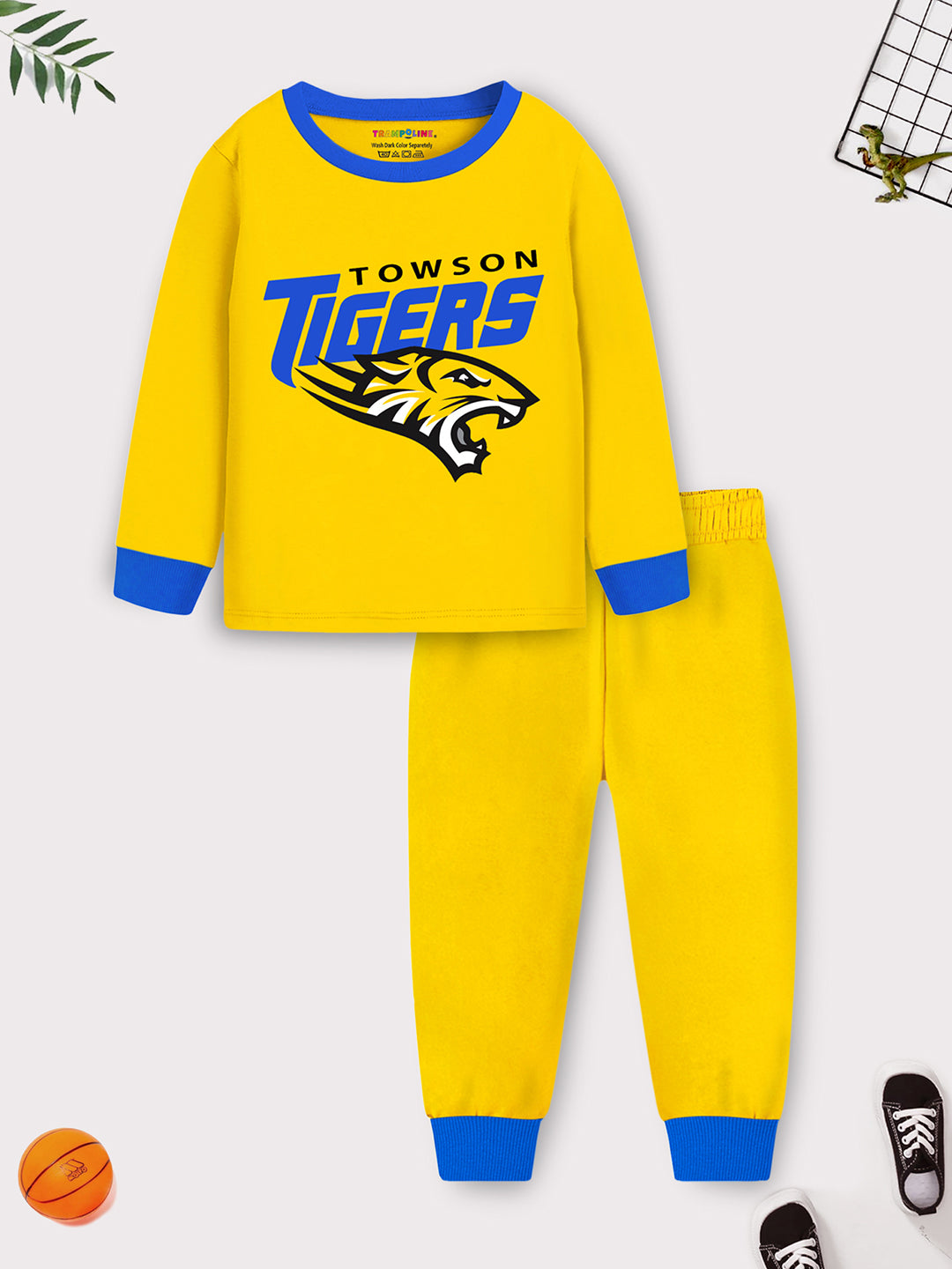 School Spirit! Full-Sleeve T-Shirt & Pyjama Study Break Set (2-Pack)