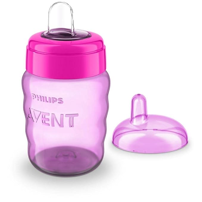 AVENT Philips Silicone Classic Soft Spout Cup – Easy & Comfortable Bottle-to-Cup Transition for Your Baby