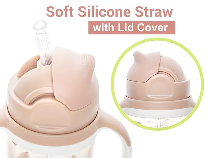 R for Rabbit Bubble Straw Sipper – Leak-Proof Baby Sipper Cup with Straw – Yellow