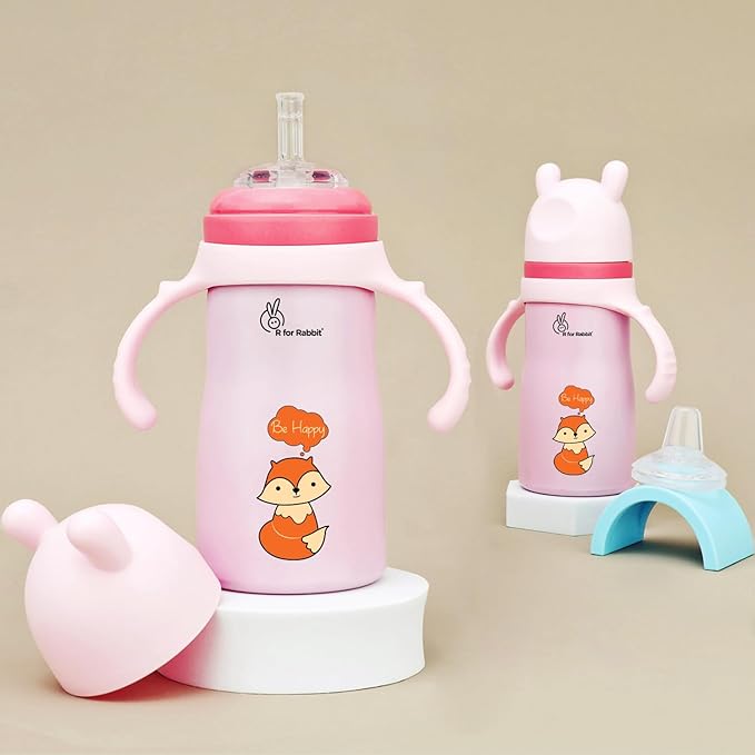 R for Rabbit - Steebo Tiny Tales - Straw
Sipper - Pink