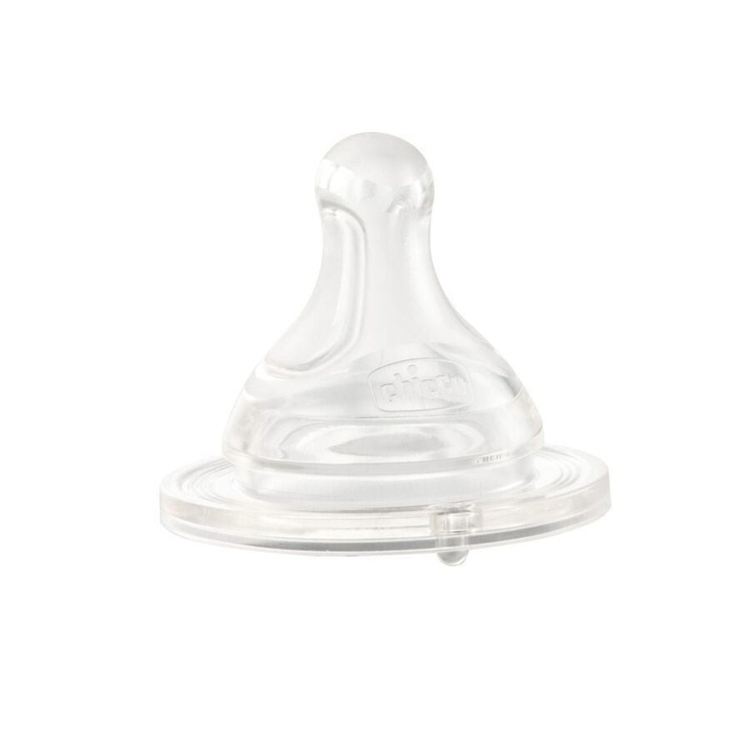 Chicco Physio Perfect 5 Teats – Smart Anti-Colic Fast Flow Nipple for Wide Neck Bottles, Newborn 4M+ (Pack of 2)