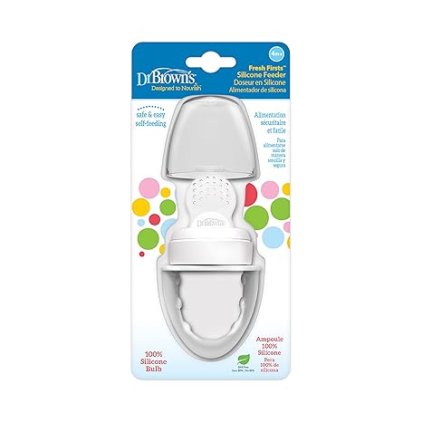 Dr. Brown's Fresh Firsts Silicone Feeder - Grey, One Size