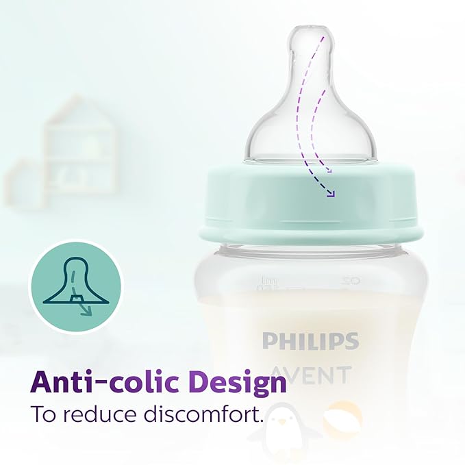Philips Avent Essential Grow Teat 1M+ – SCY096/01 | Soft Silicone Nipple for Feeding Bottles | BPA-Free & Anti-Colic Design