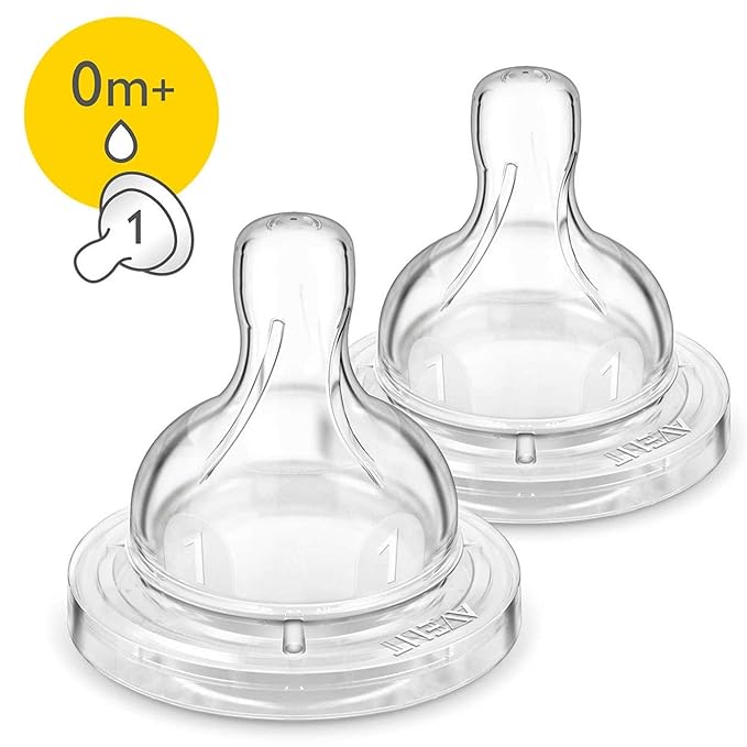Philips AVENT Classic Soft Nipple Teat – Anti-Colic Valve, BPA-Free, Compatible with Classic Bottles (Not for Natural Range)