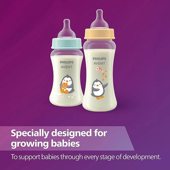 Philips Avent Essential Grow Feeding Bottle 250ml – SCF061/01 | Anti-Colic, BPA-Free, Easy to Clean