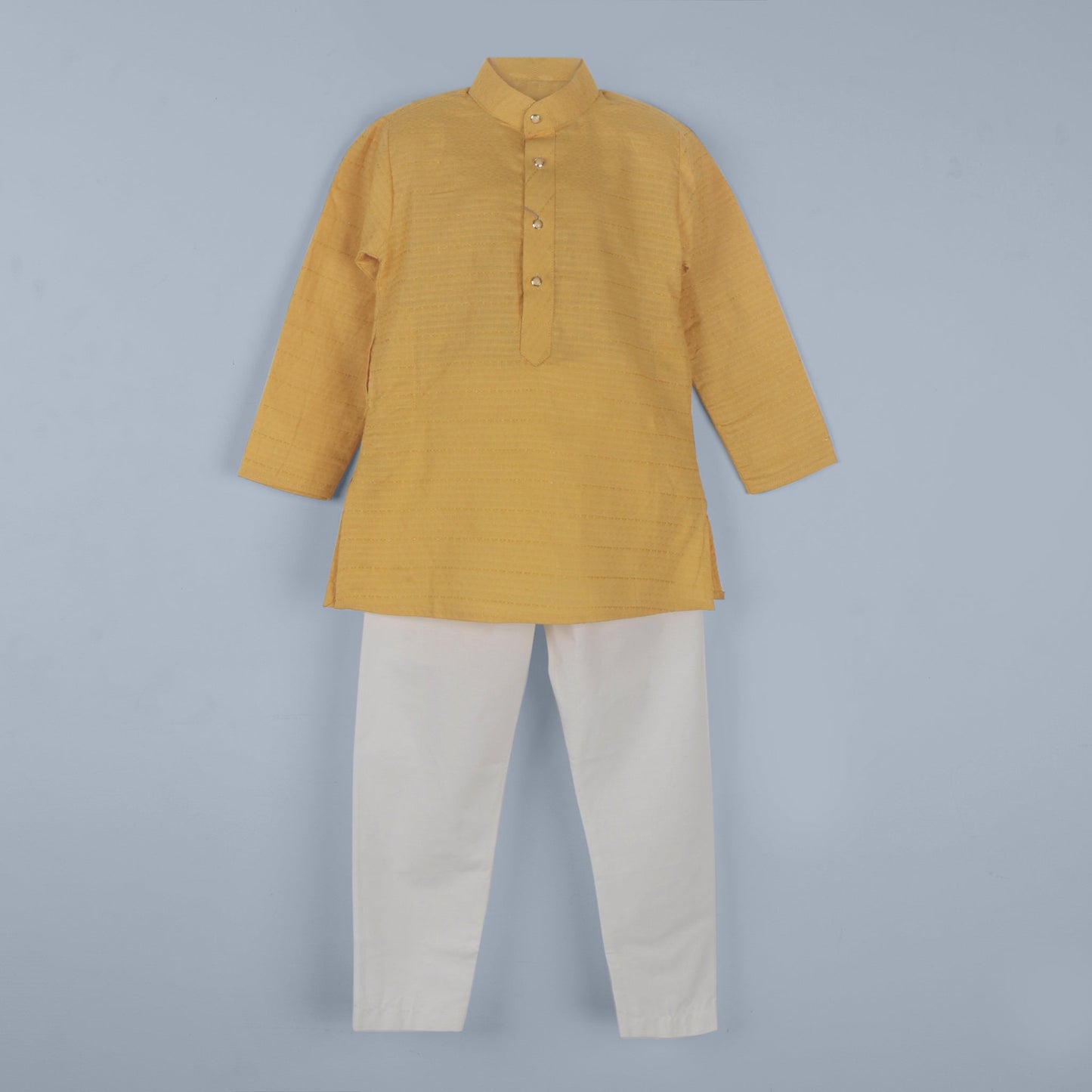Sun-Kissed Style – Traditional Kurta Pyjama for Boys