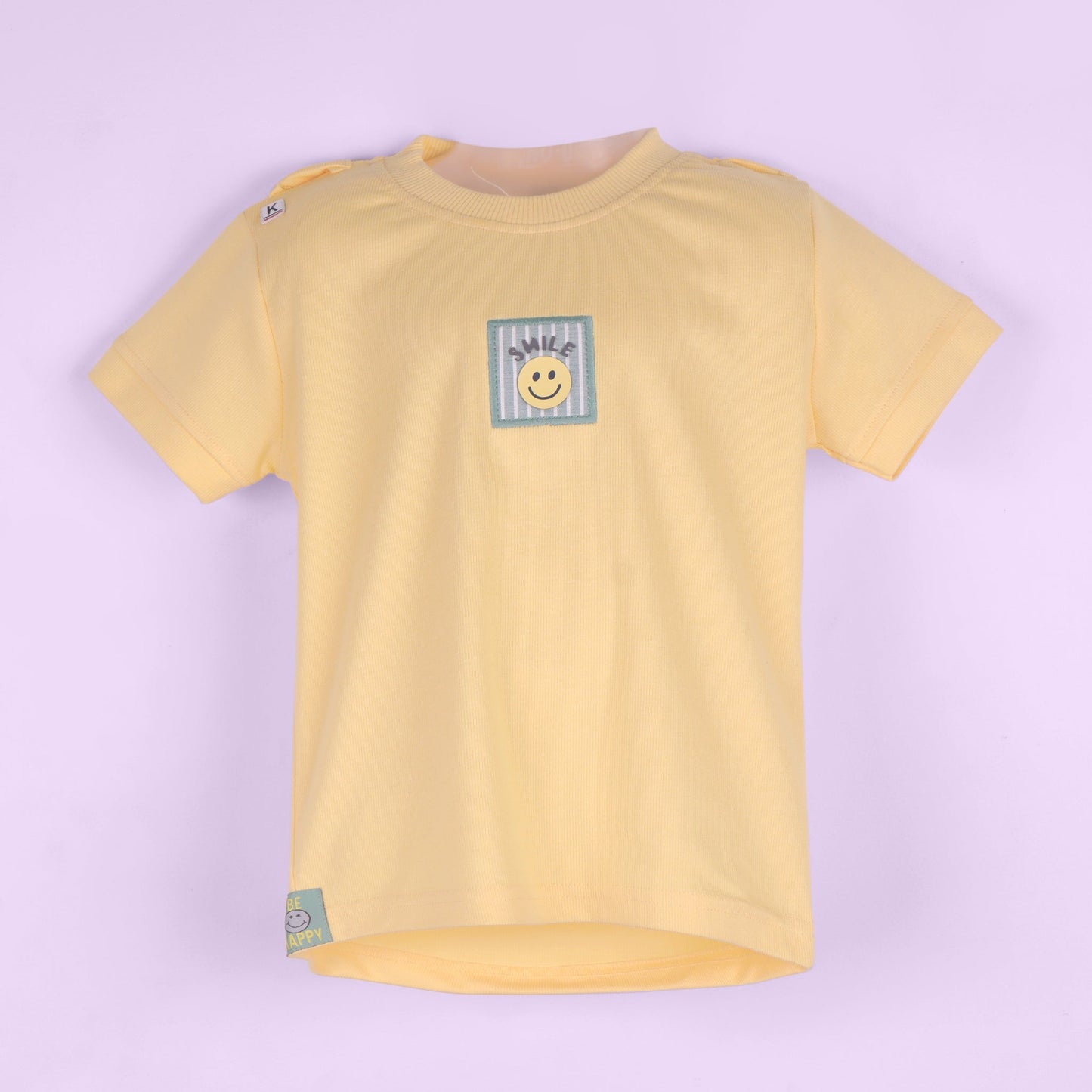Sunny & Smart – Boys’ Smile Print T-Shirt & Shorts Set