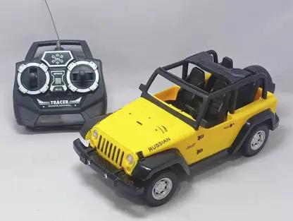 LUMO RC Car Model 1:22 Scale - Yellow Jeep