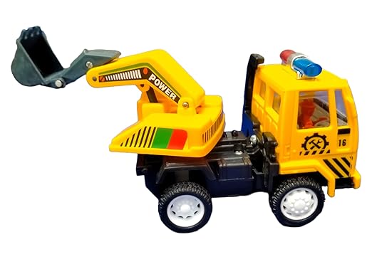 Centy Pull Back Action Decorative Collectable Engineering Excavator Truck Vehicle Pretend Play Toy for 3 Kids Boys and Girls & Best Birthday Return Gift for Childrens.