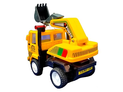 Centy Pull Back Action Decorative Collectable Engineering Excavator Truck Vehicle Pretend Play Toy for 3 Kids Boys and Girls & Best Birthday Return Gift for Childrens.