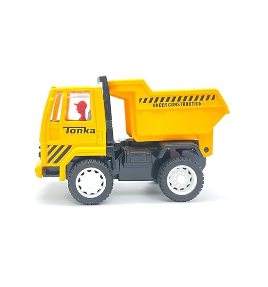 CENTY Tonka Dump Truck Toy in Pull Back Action for 3Y Yellow Colour