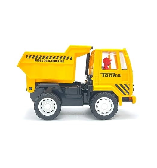 CENTY Tonka Dump Truck Toy in Pull Back Action for 3Y Yellow Colour