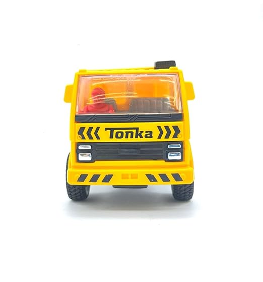 CENTY Tonka Dump Truck Toy in Pull Back Action for 3Y Yellow Colour