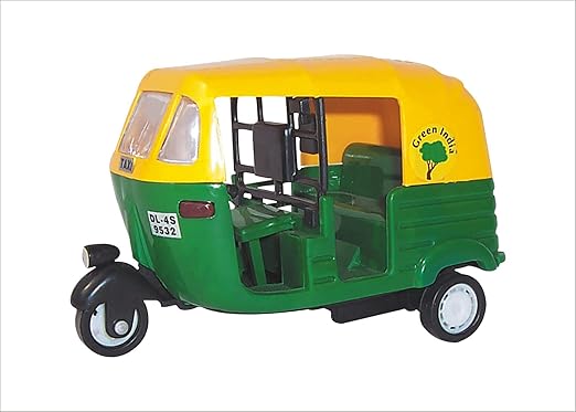 Centy Toys Plastic Pull Back Auto Rickshaw Number Of Pieces: 1 Multicolour 36 Months