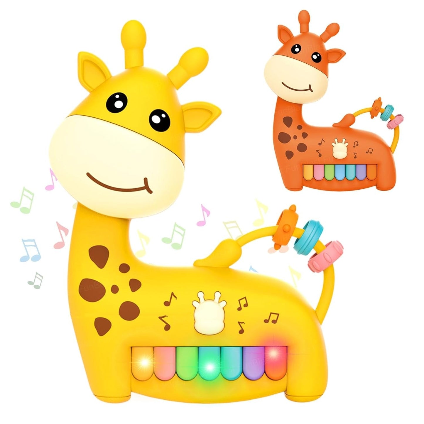 Musical Giraffe Toy for Babies – Light & Sound Plastic Toy for Infants and Toddlers
