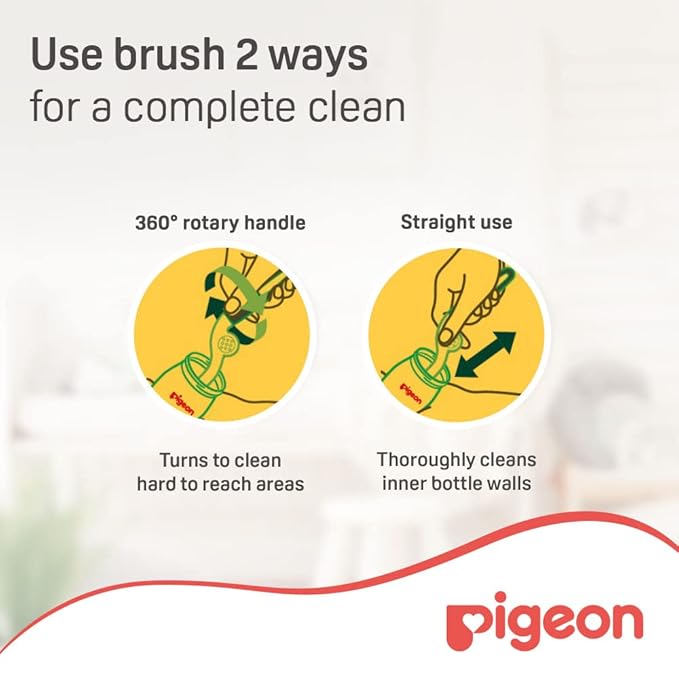 Pigeon Bottle & Nipple Brush (Rotary)