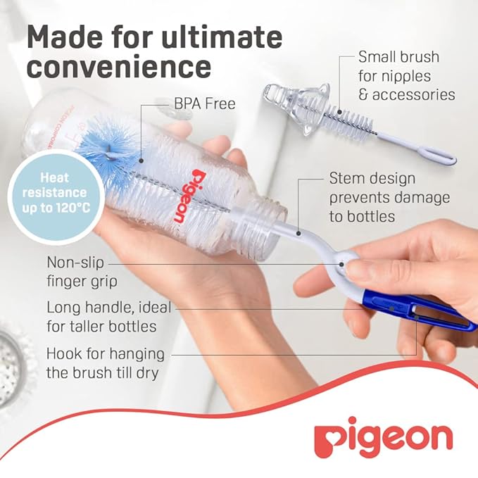 Pigeon Bottle & Nipple Brush (Rotary)