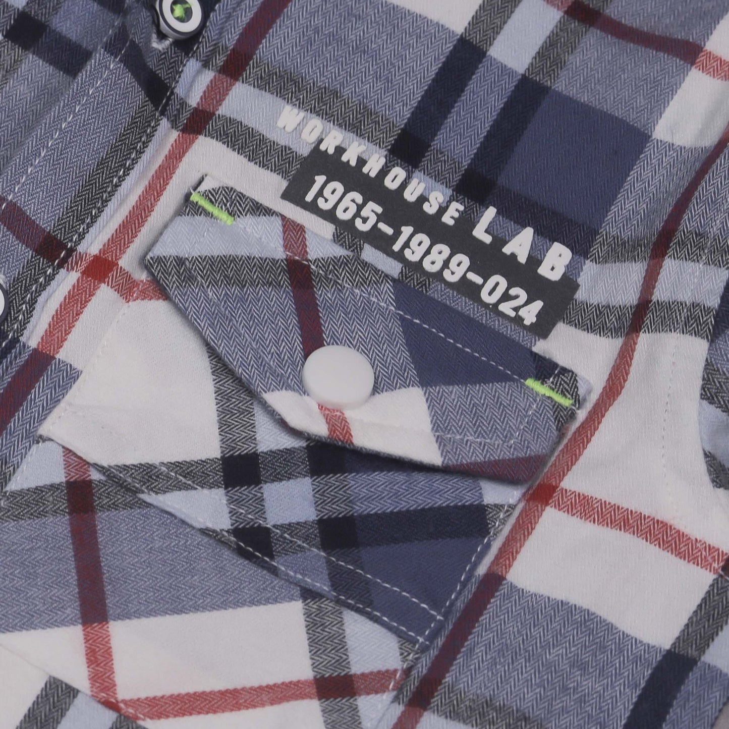 Jash Kids Boys Blue Checked Full Sleeve Cotton Shirt