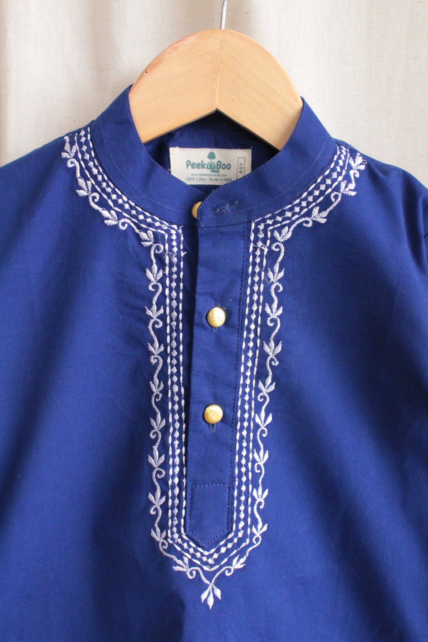Boy's Tyohaar Embroidered Kurta with Pajami Set – Elegant Ethnic Wear for Festivals & Celebrations