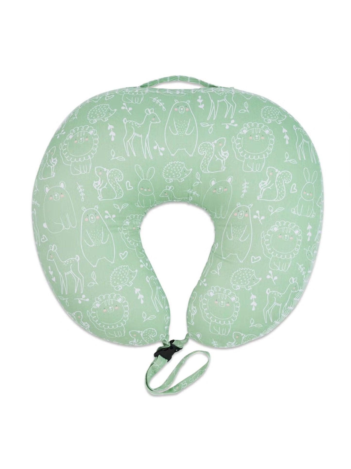 Haus & Kinder Cottage Core 100% Cotton Multipurpose Feeding & Nursing Pillow | Soft, Supportive & Breathable Comfort for Mom and Baby