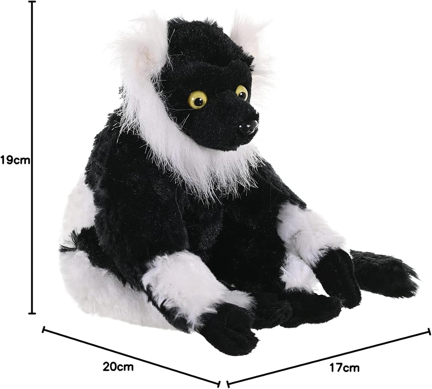 Wild Premium Republic Lemur Premium Plush Stuffed Animal Plush Toy Gifts for Kids