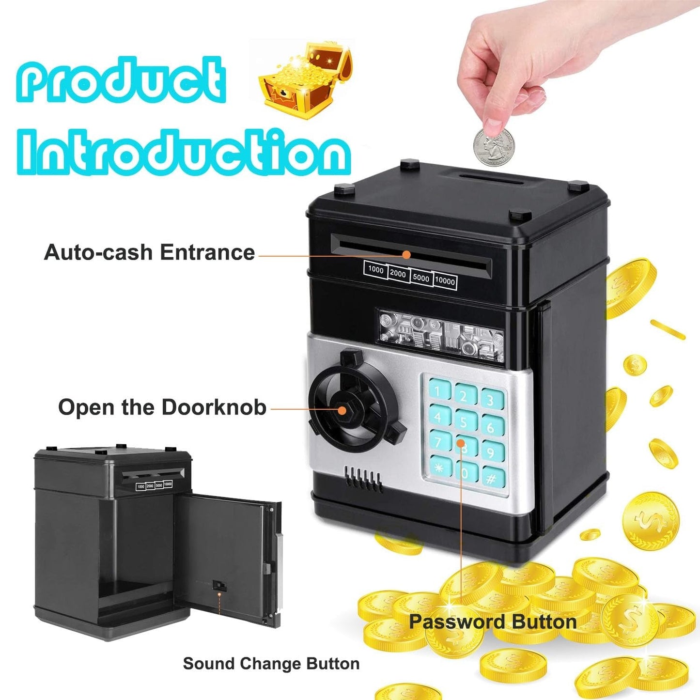 Save Smart, Save Stylish – JKL-032 YRC Piggy Bank for Kids & Adults