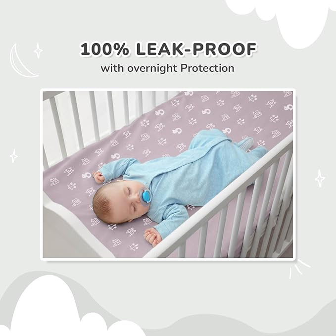 R for Rabbit Dry Nap Sheet – Super Absorbent, Leak-Proof, Ultra-Soft & Breathable | Rubber & Plastic-Free, Machine Washable, Multi-Purpose Baby Sheet