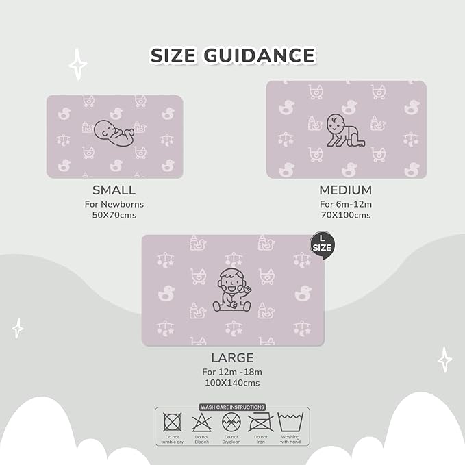 R for Rabbit Dry Nap Sheet – Super Absorbent, Leak-Proof, Ultra-Soft & Breathable | Rubber & Plastic-Free, Machine Washable, Multi-Purpose Baby Sheet