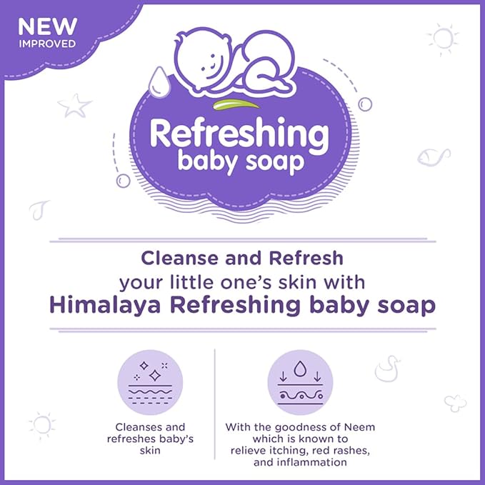 Himalaya Refreshing Baby Soap, 125g