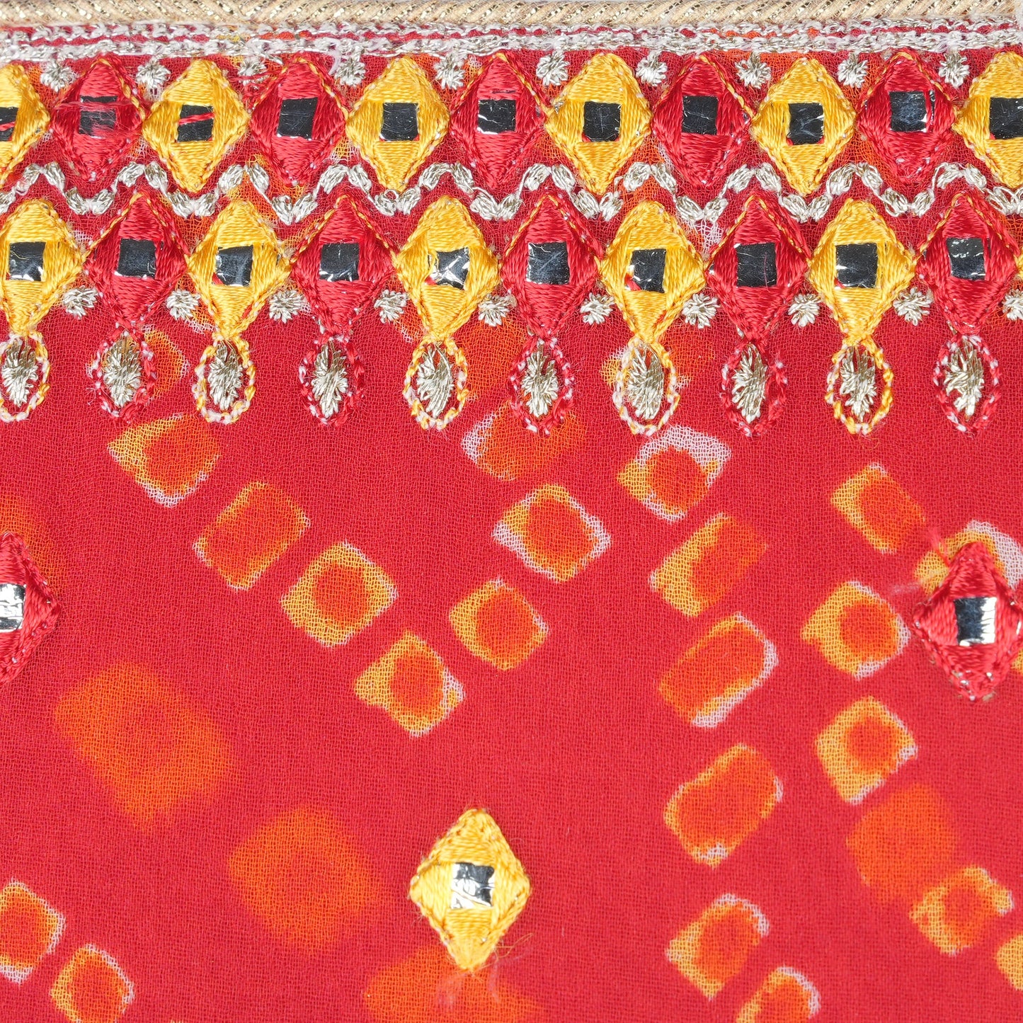 Sparkle Girls’ Red Churidar Patiala Set – Embroidered Kurti with Dupatta