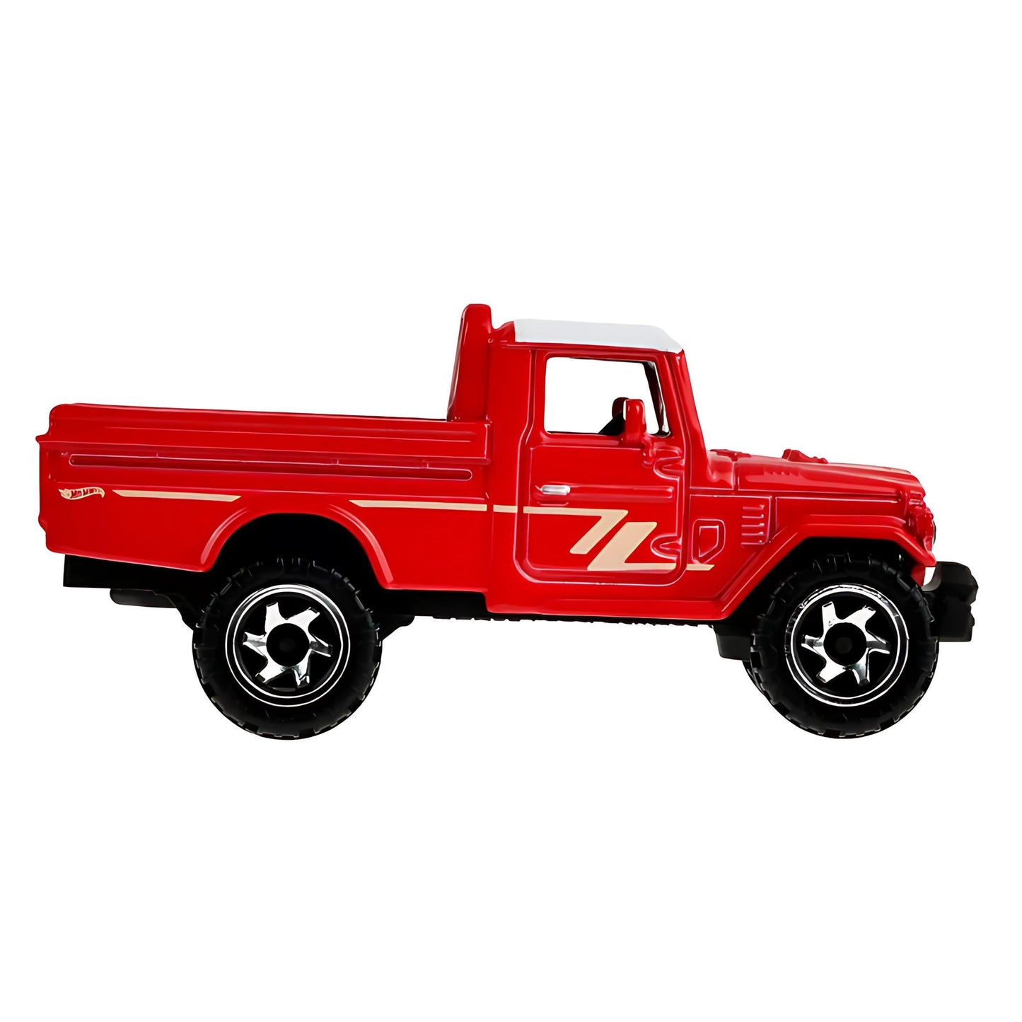 Hot Wheels Toy Truck, 1:64 Scale Die-Cast Toyota Vehicle Toyota Land Cruiser with Elevated Deco