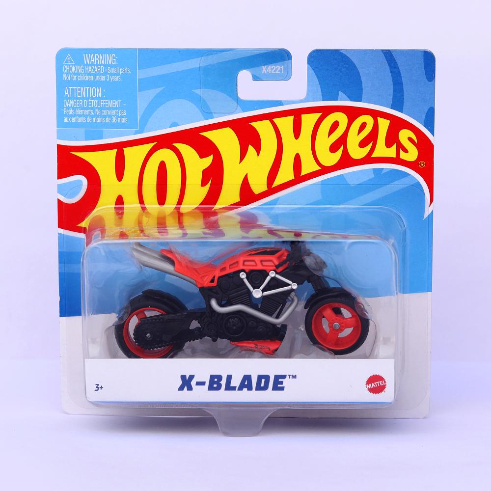 Hot Wheels Exclusive X-Blade Bike (Red, 5Inch)