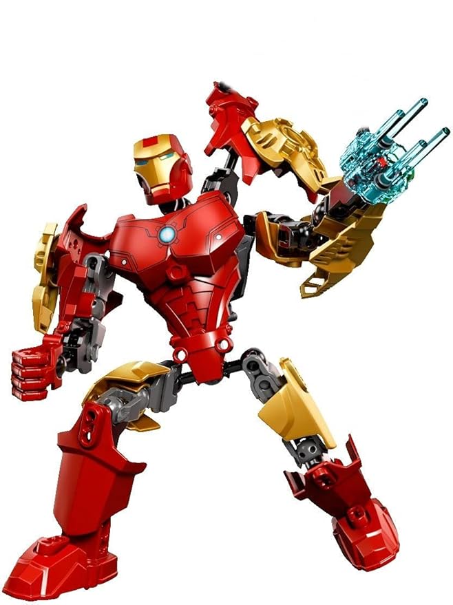 3D Super Hero Action Figure Building Block Toy for Kids 3-15 Years Avengar Model Building Kit Educational Brick Assemble Toy for Boys and Girls Birthday Gift