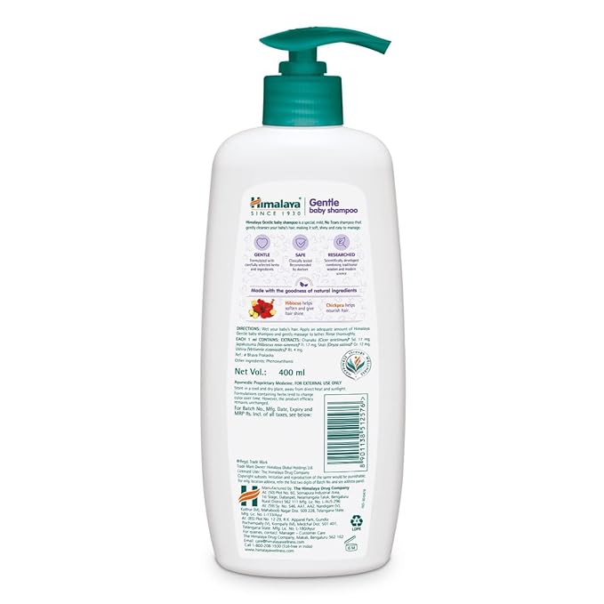 Himalaya Gentle Baby Shampoo, 400ml