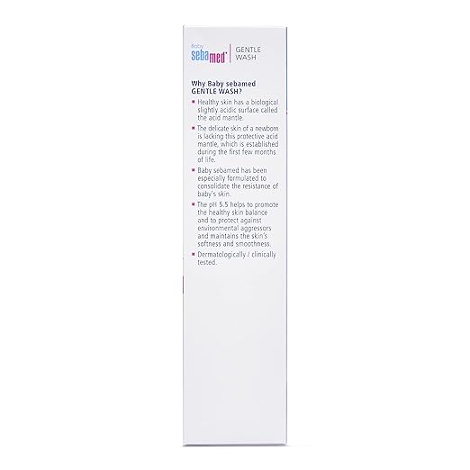 Sebamed Baby Gentle Wash, pH 5.5, Soap & Tear Free, 200ml